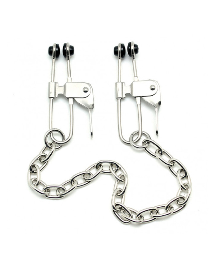 Rimba - Nipple clamps with chain
