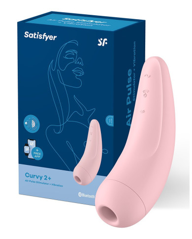 Satisfyer Curvy 2  Pink   incl. Bluetooth and App