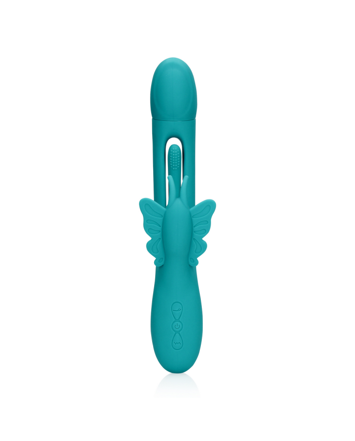 Flapping G-Spot Butterfly Vibrator - Peacock Blue