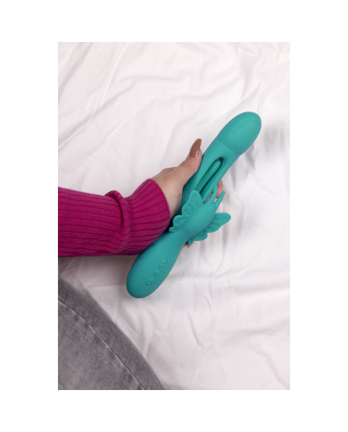 Flapping G-Spot Butterfly Vibrator - Peacock Blue