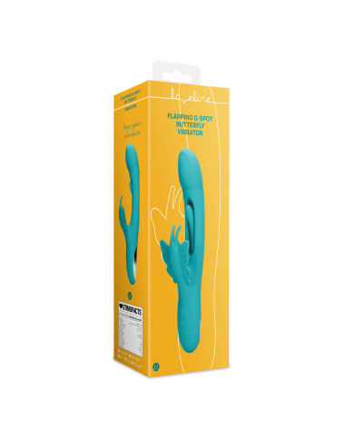 Flapping G-Spot Butterfly Vibrator - Peacock Blue