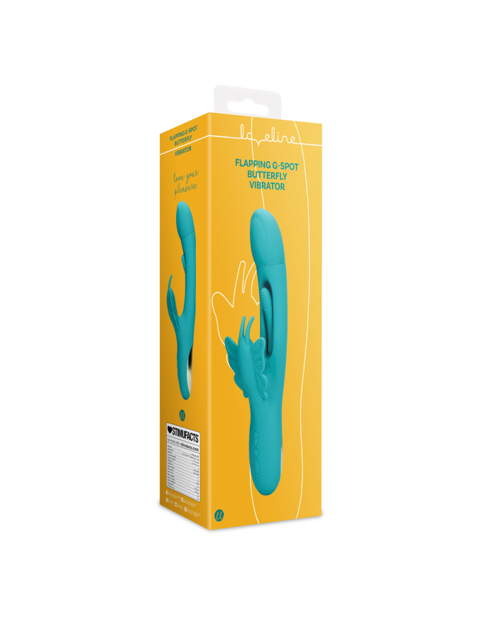 Flapping G-Spot Butterfly Vibrator - Peacock Blue