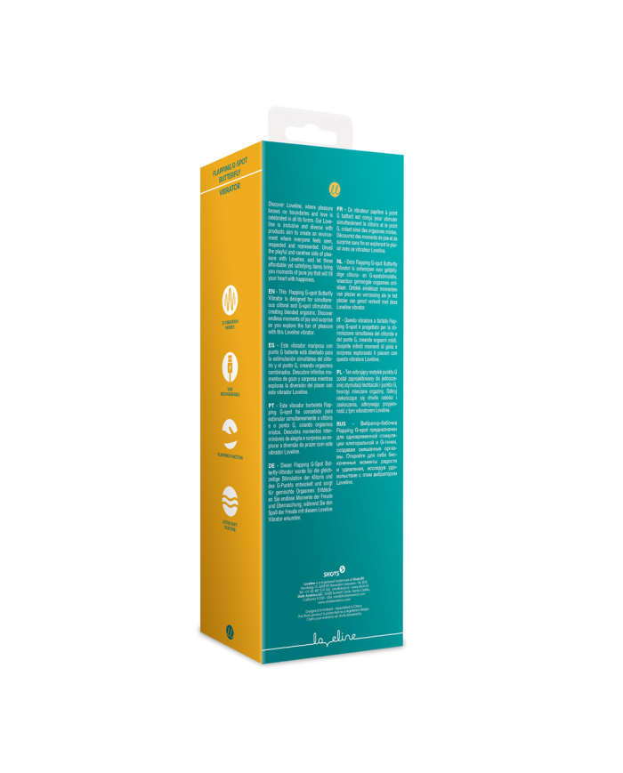 Flapping G-Spot Butterfly Vibrator - Peacock Blue