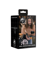 Bracelet with Skulls and Chains