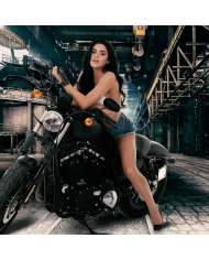 Bracelet with Skulls and Chains