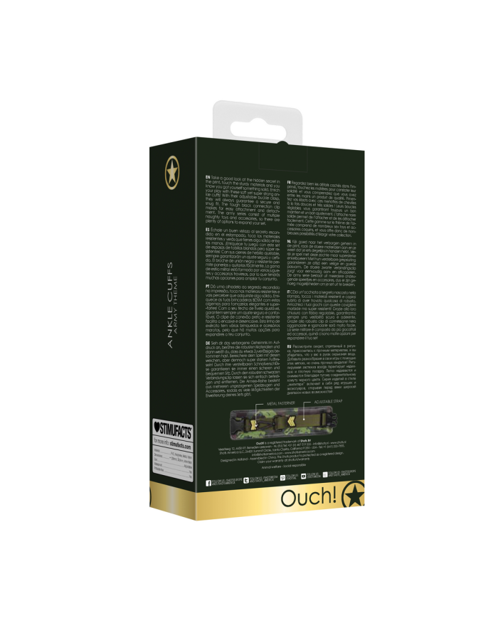 Ankle Cuffs - Army Theme