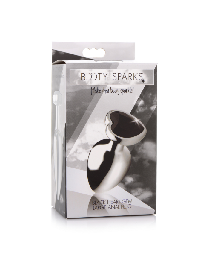 Black Heart - Butt Plug - Large Black Heart - Butt Plug - Large