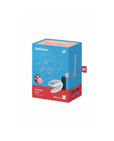Double Fun - Partner Vibrator - White Double Fun - Partner Vibrator - White