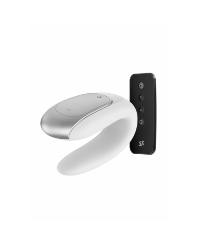 Double Fun - Partner Vibrator - White Double Fun - Partner Vibrator - White