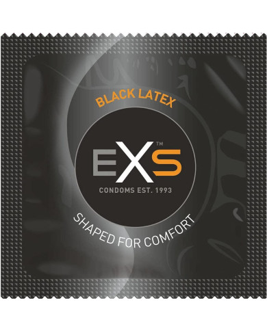 EXS Black Latex Condoms 12 pack EXS Black Latex Condoms 12 pack