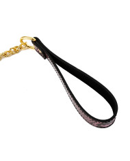 Collar Gold Pink Reptile with Leash