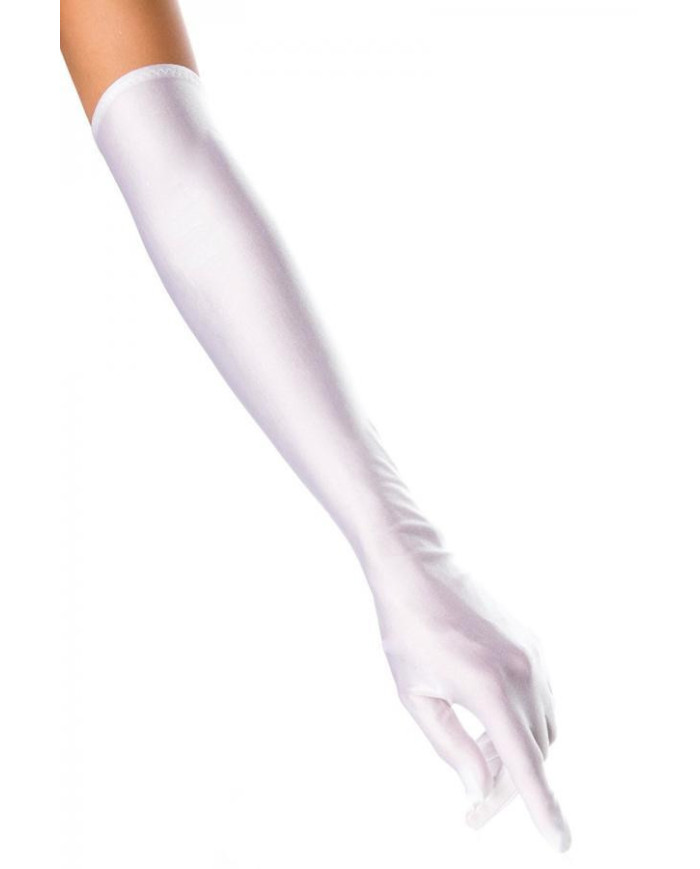 Extra Long Satin Gloves