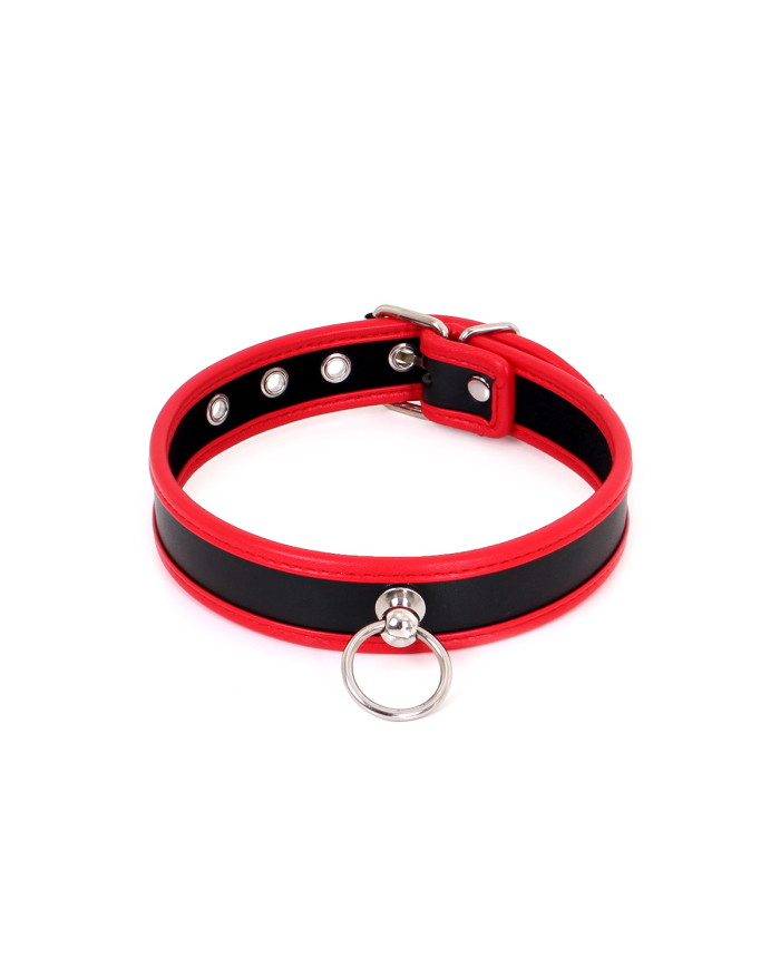 Budget Collar Black   Red