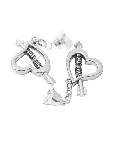 Heart Shaped Spring Nipple Clamps Heart Shaped Spring Nipple Clamps