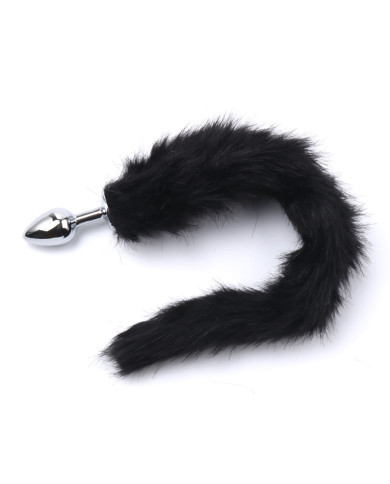 Fox Tail Plug Black Short