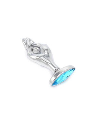 Fist Butplug Blue Gem L Fist Butplug Blue Gem L