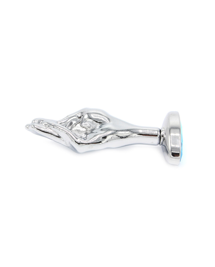 Fist Butplug Blue Gem L Fist Butplug Blue Gem L