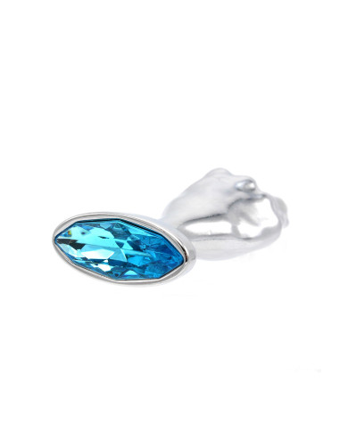 Fist Butplug Blue Gem L Fist Butplug Blue Gem L