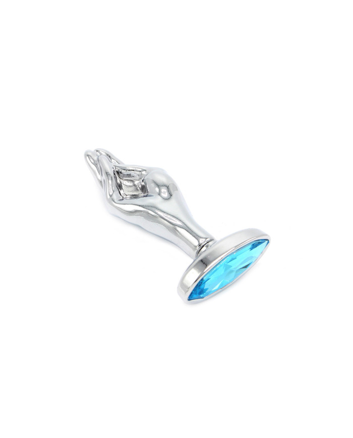 Fist Butplug Blue Gem M