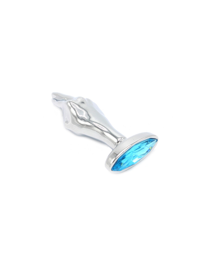 Fist Butplug Blue Gem M