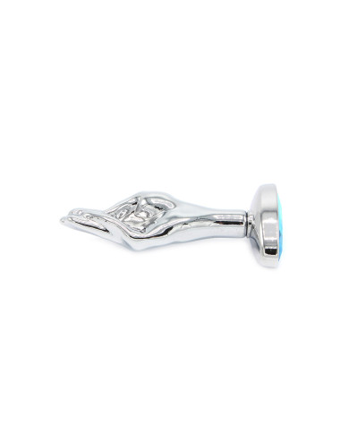 Fist Butplug Blue Gem M Fist Butplug Blue Gem M