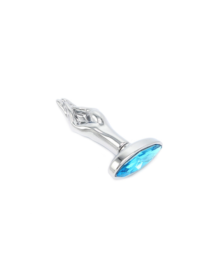 Fist Butplug Blue Gem S Fist Butplug Blue Gem S