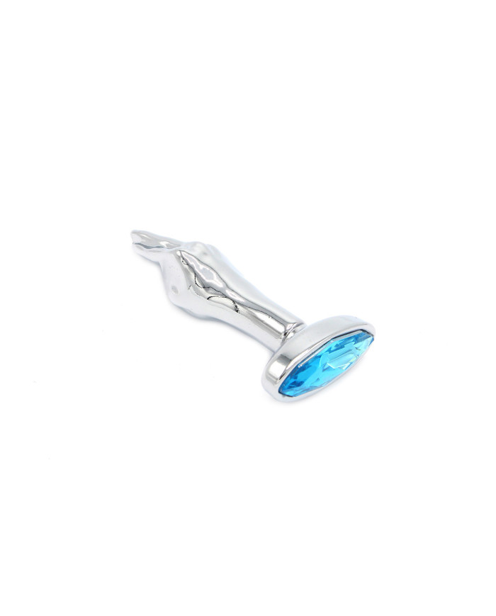 Fist Butplug Blue Gem S Fist Butplug Blue Gem S