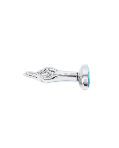 Fist Butplug Blue Gem S Fist Butplug Blue Gem S