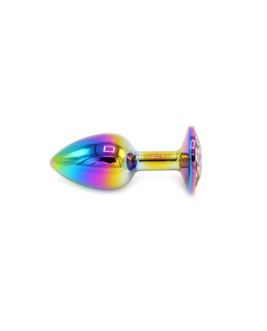 Rainbow Butplug with Gem S Rainbow Butplug with Gem S
