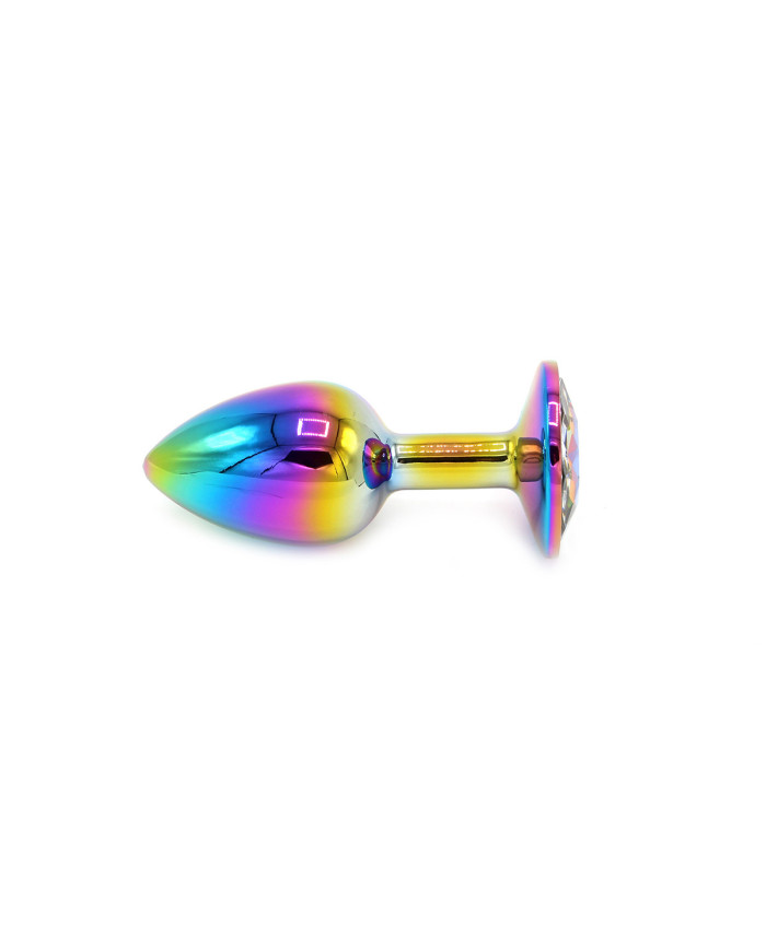Rainbow Butplug with Gem S Rainbow Butplug with Gem S