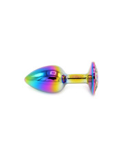 Rainbow Butplug with Gem S Rainbow Butplug with Gem S