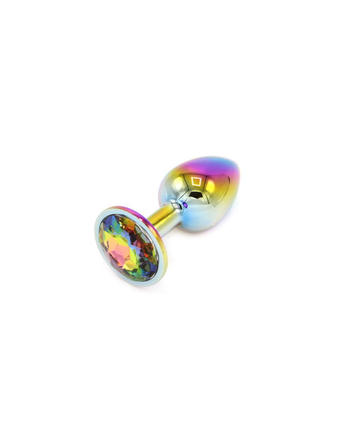 Rainbow Butplug with Gem S Rainbow Butplug with Gem S