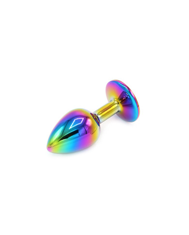 Rainbow Butplug with Gem S Rainbow Butplug with Gem S