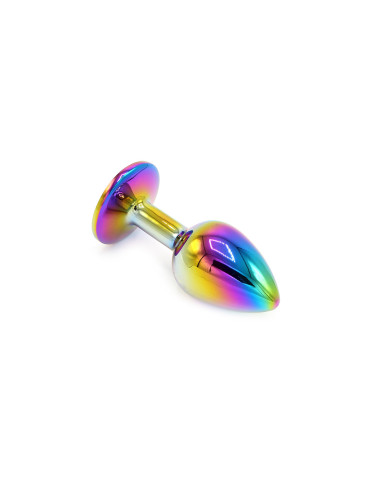 Rainbow Butplug with Gem S Rainbow Butplug with Gem S