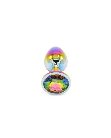 Rainbow Butplug with Gem S Rainbow Butplug with Gem S