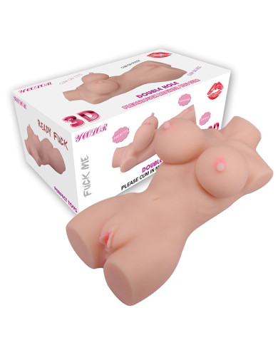 Masturbator Tiny Body Double Hole (S) Masturbator Tiny Body Double Hole (S)