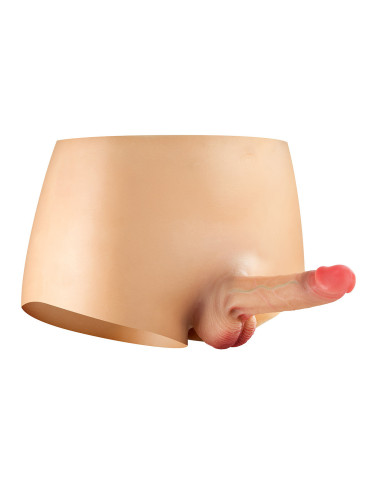 Real Manly Solid Realistic Dildo Body Suit S M Real Manly Solid Realistic Dildo Body Suit S M