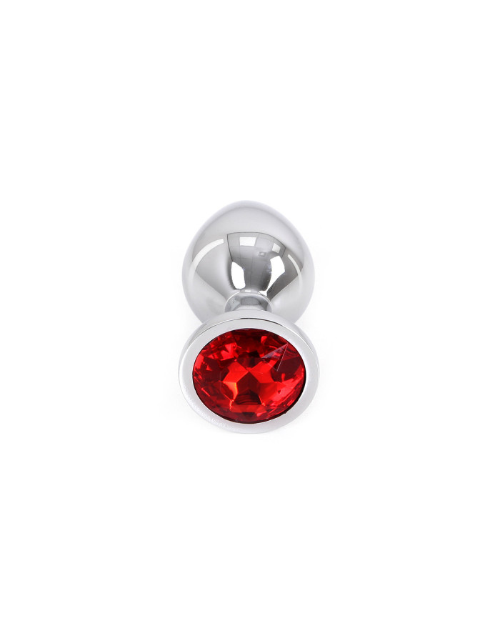 Buttplug Aluminium Red Medium