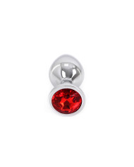 Buttplug Aluminium Red Medium