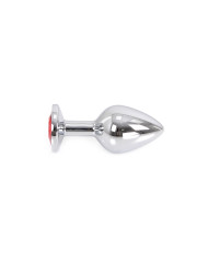 Buttplug Aluminium Red Medium