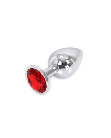 Buttplug Aluminium Red Large Buttplug Aluminium Red Large