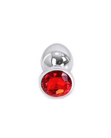 Buttplug Aluminium Red Large Buttplug Aluminium Red Large