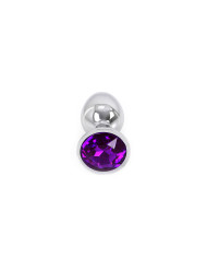 Buttplug Aluminium Purple Small