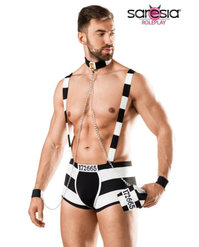 Prisoner Costume by Saresia MEN roleplay Prisoner Costume by Saresia MEN roleplay