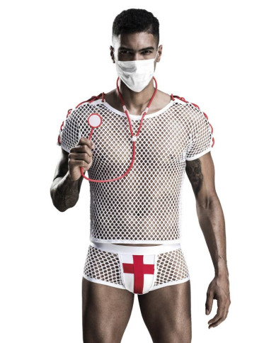 Hot Doctor Costume by Saresia MEN roleplay Hot Doctor Costume by Saresia MEN roleplay