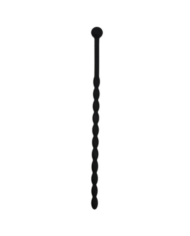 Geribbelde Siliconen Dilator - Zwart Geribbelde Siliconen Dilator - Zwart