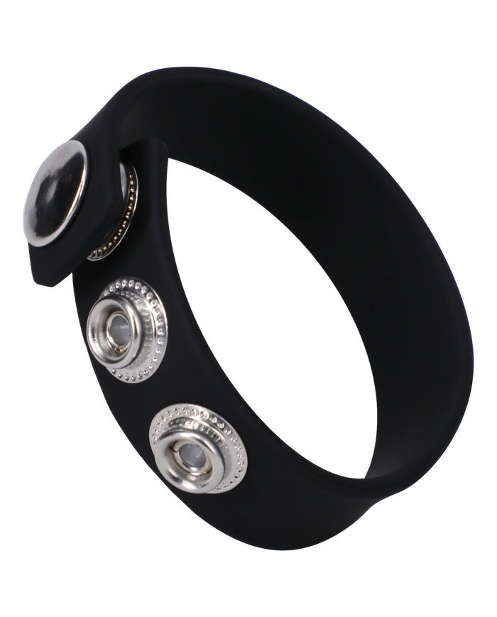 The Silicone 3 Snap - Cockring