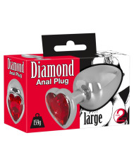 Black Heart - Butt Plug - Large Black Heart - Butt Plug - Large