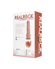 Vibrating Regular Straight Cock with Balls - 9   23 cm - Tan