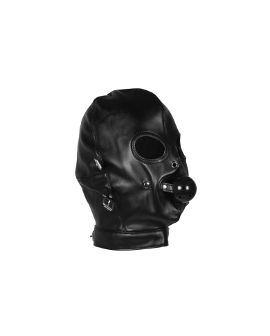 Blindfolded Mask with Breathable Ball Gag - Black Blindfolded Mask with Breathable Ball Gag - Black